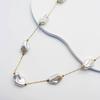 European-American Style Pearl Stainless Steel Necklace: Versatile Fashion Accessory