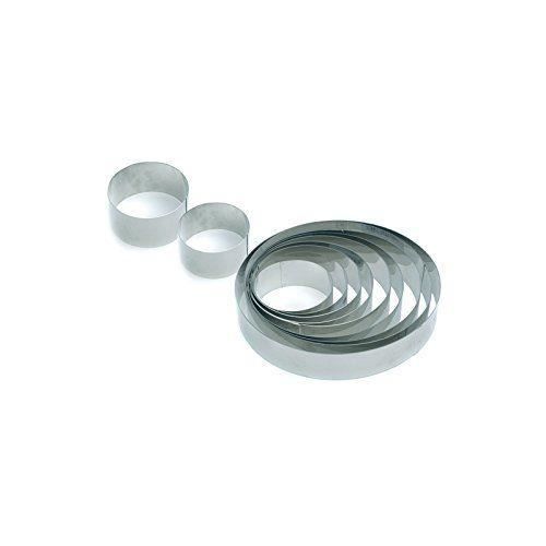 Cercle En Acier Inoxydable - Decora - 0063730 - Diamètre 30 Cm - 34 X 35 X 4 Cm - Gris