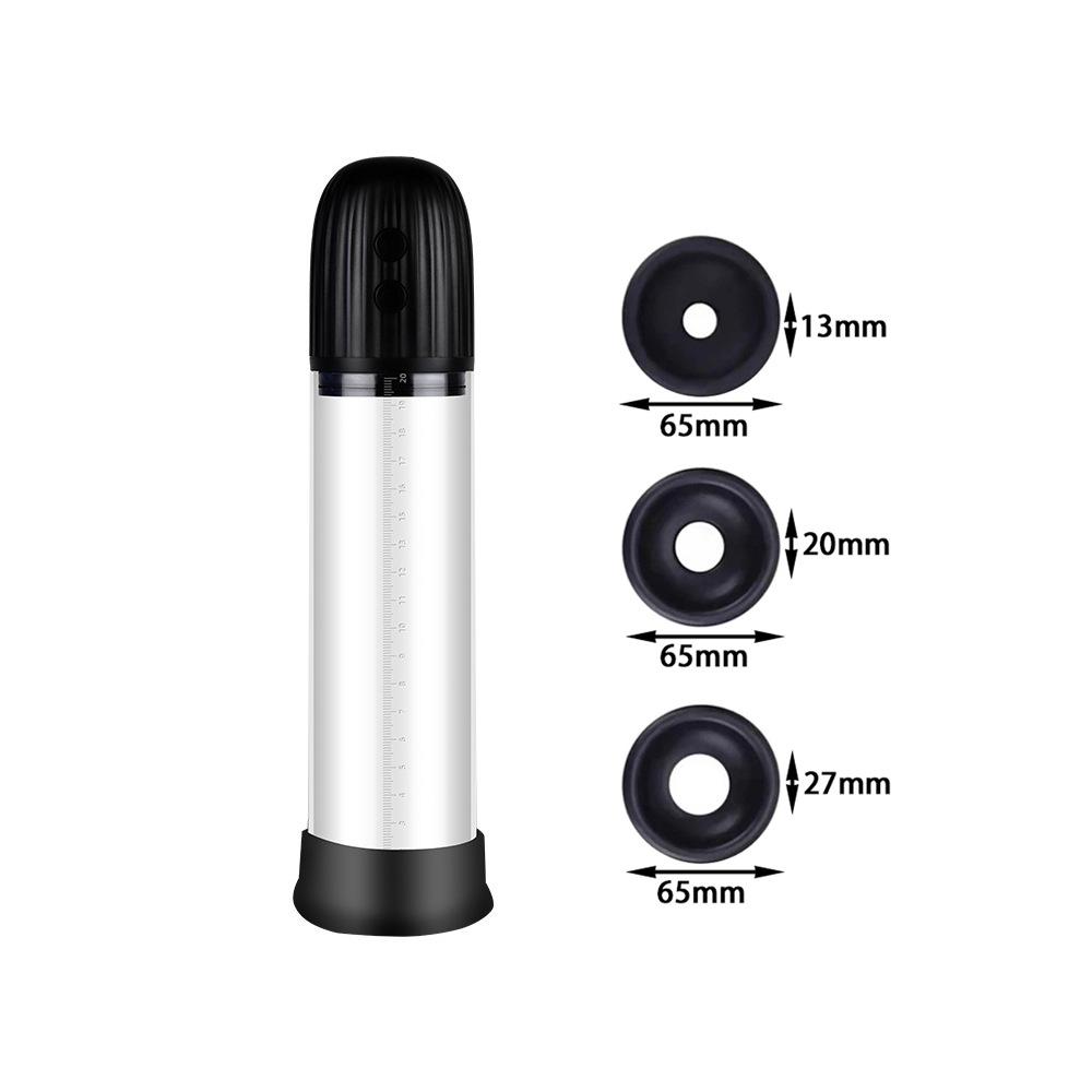 Vacuum Electri Penis Pump for Men Automatic Penis Expander Enhancer Pump Penis Trainer Sucking Male Masturbator Sex Toys for Men