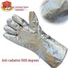 Heat-Resistant Aluminum Foil Gloves for High Temperature and Radiation Protection