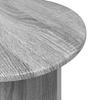 Side Table Set 2 Pcs Sonoma Grey Ø 45 x 35 cm Engineered Wood