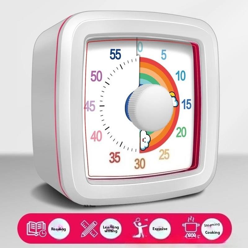 Timer Visivo Scolastico per Bambini con Luce Notturna Cronometro Digitale Timer Pomodoro per Cucina e Uso Domestico3
