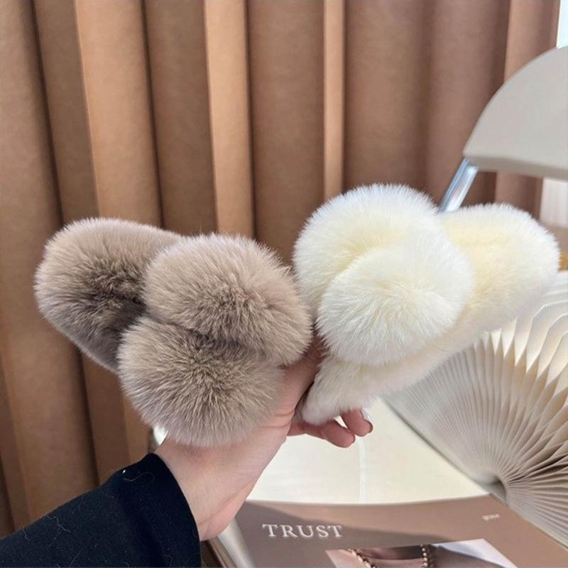 Lovely Hair Claw Clips Cute Hairpin Faux Furs Hair Clip Hair Accessories Fashion Hair Barrette for Women Girls Kids