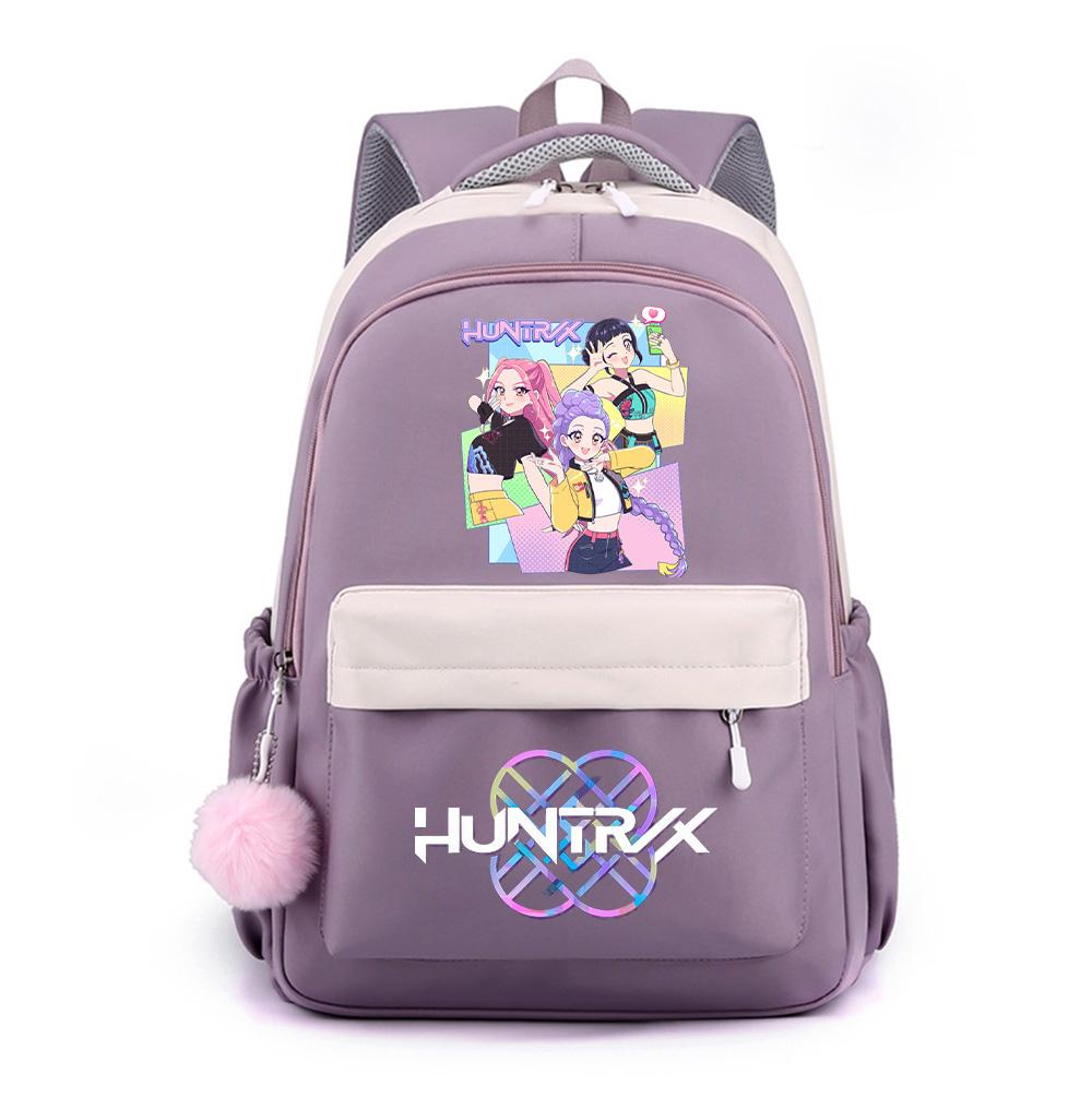 Niedlicher Cartoon K-Pop bedruckter Rucksack für Teenager Schüler Mädchen Junge Schultasche Buchtasche Kindergeschenk Damen Große Kapazität Wasserdichte Reisetasche Rucksack
