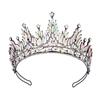 Luxurious Hair Hoop Girl Birthday Party Elegant Pageant Water Drop Crystal Girl Wedding Costume Headwear