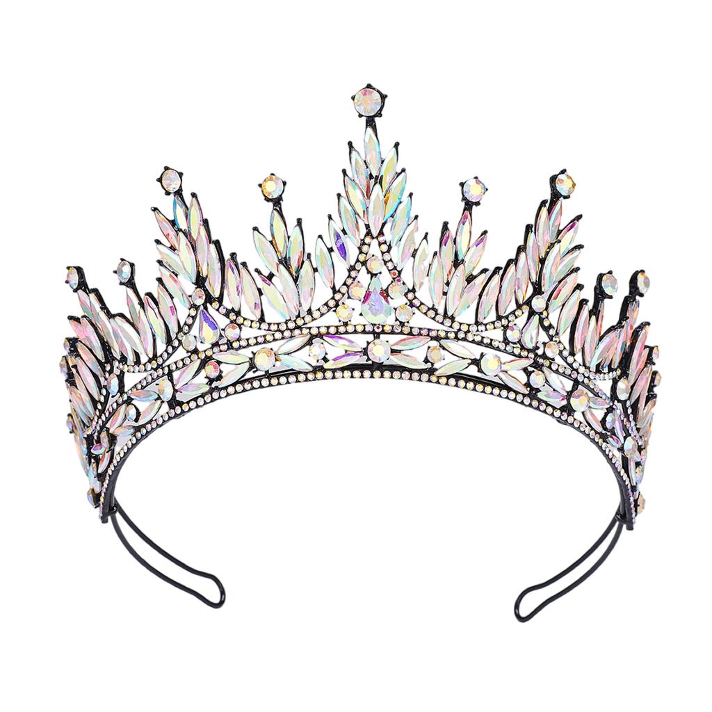 Luxurious Hair Hoop Girl Birthday Party Elegant Pageant Water Drop Crystal Girl Wedding Costume Headwear