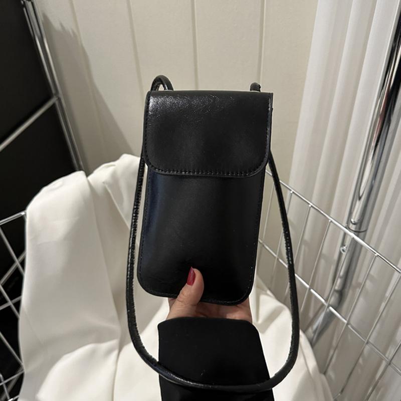 Kabelky Crossbody Dámské Mini PU kožené peněženky a kabelky přes rameno pro dívky Dámské Telefon Jednoduchá pevná designová taška