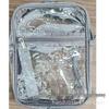 Adjustable PVC Transparent Crossbody Bag with Zipper for Concerts and Sports