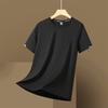 Summer Ice Silk Short Sleeved Men's Sports Short Sleeved Casual T-shirt Men's Outdoor Leisure Sports Quick Drying Short Sleeved T-shirt