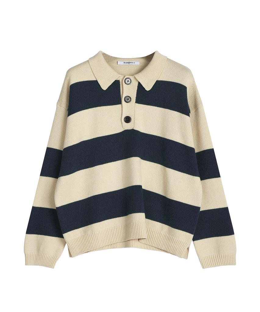 AVANDRESS Rugby Striped Knit - 3Col