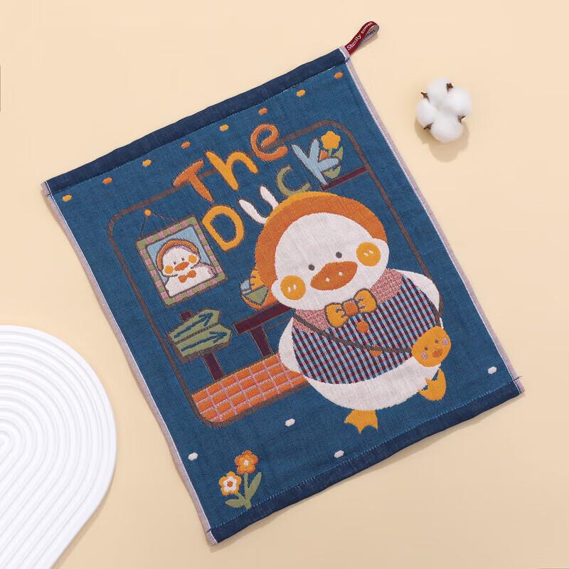 Kids Cartoon Hanging Gauze Hand Towel