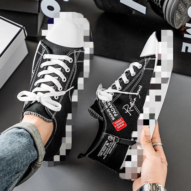 

Casual cloth shoes trendy and light low-top board shoes spring new breathable men s canvas shoes men s shoes 39