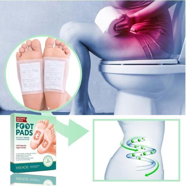 Detox Foot Patches - 20 Pieces - Vegan - Deep Cleansing - Improves Sleep Quality