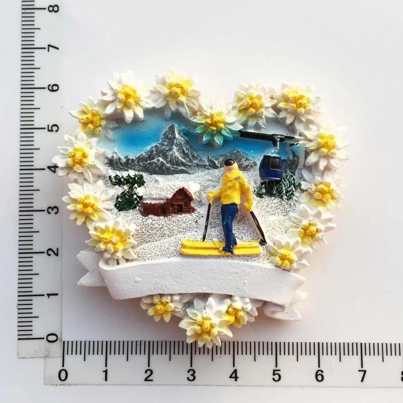 Ελβετία Μαγνητάκια Ψυγείου Ελβετικό Υπέροχο Ξύλινο Σπίτι Ρολόι Κούκου Αλπικό Μαγνητικό Αυτοκόλλητα Ψυγείου Σουβενίρ Δώρο Ταξιδιού