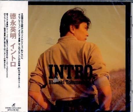 

CD HIDEAKI TOKUNAGA - INTRO APCA3004 Japan Japanese Pop/Rock