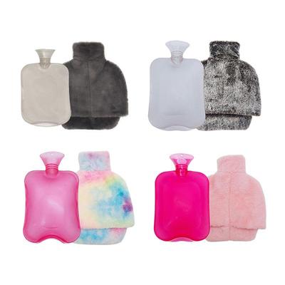 Hot Water Bottle PVC Leakproof with Washable Cover Women Men for Neck Waist Feet Back