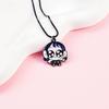 Demon Hunter Anime Girl Drip Oil Pendant Necklace - Alloy Charm Jewelry Gift