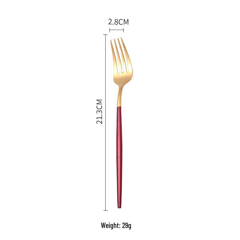 European High-Value Stainless Steel Tableware Set: Portuguese Knife, Fork, and Spoon for Hotels and Western Dining