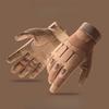 Military Tactical Full-Finger Gloves, Men Anti-Slip Wear-Resistant Climbing Training Fitness Gloves