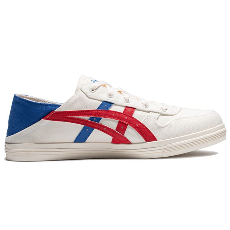Asics Aaron Slip-On White Red Blue Unisex Sneakers 1203A234-101