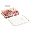 4/6-Grids Fridge Sealed Fresh-Keeping Box With Lid Plastic Freezer Food Storage Box Reusable Food Container For Kitchen