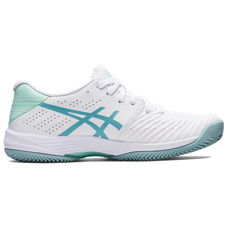 Asics Buty sportowe damskie Solution Swift FF Clay White Smoke Blue 1042A198-104