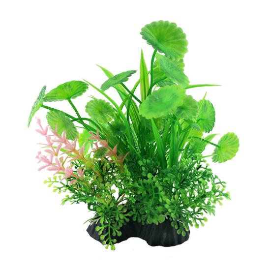 Aquarium Dekoration Hohe Simulation Dekorativ Farbecht Künstliches Wassergras Aquarium Dekoration für Heimdekor