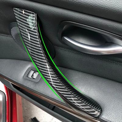 6ks Příslušenství do auta Karbonový styl Vnitřní madlo dveří Náhradní kryt pro BMW řady 3 E90 E91 E92 316 318 320 325 328i