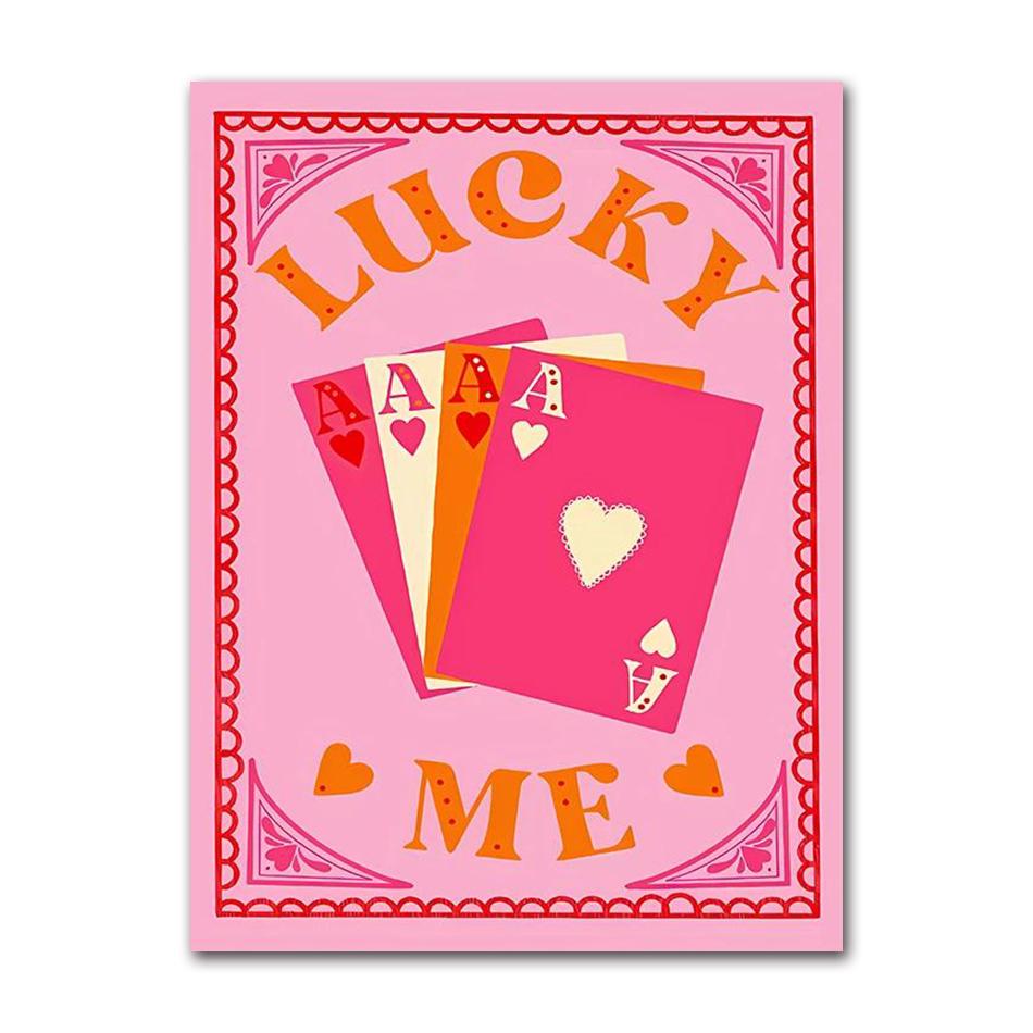 Pink Strawberry Lemon Card Cocktails Drink Posters Retro Canvas Painting Living Room Corridor Wall Art Picture Kitchen Bar Decor
