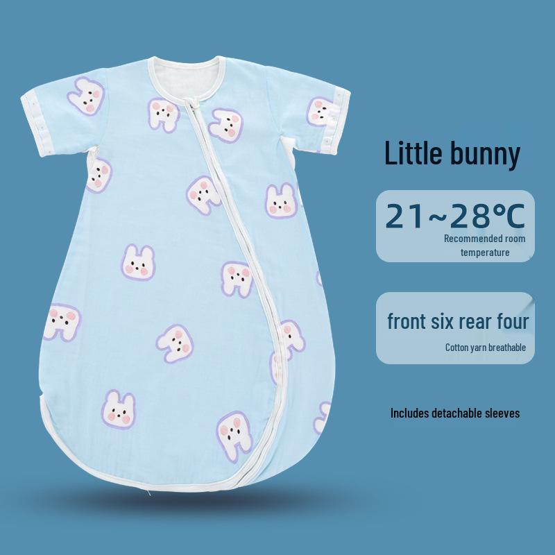 

Спальный мешок для младенца 0-2 лет: Плотное хлопковое одеяло против вздрагивания и пинков для весны и осени/зимы 70cm Thick 200g 5-15°C for 72cm Height