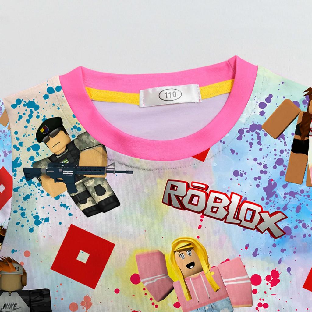 Roblox Girl's Long Sleeve & Pants Home Wear Set - Two-Piece 81172