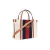 Gucci handbag Interlocking Double G logo detachable and adjustable shoulder strap Cotton and canvas with leather trim Tote bag Tote bag shopping bag
