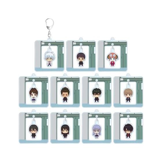 Gintama 3-Z Class Gin-Pachi-Sensei Trading Chokonto! Yurayura Acrylic Keychains - Box of 11