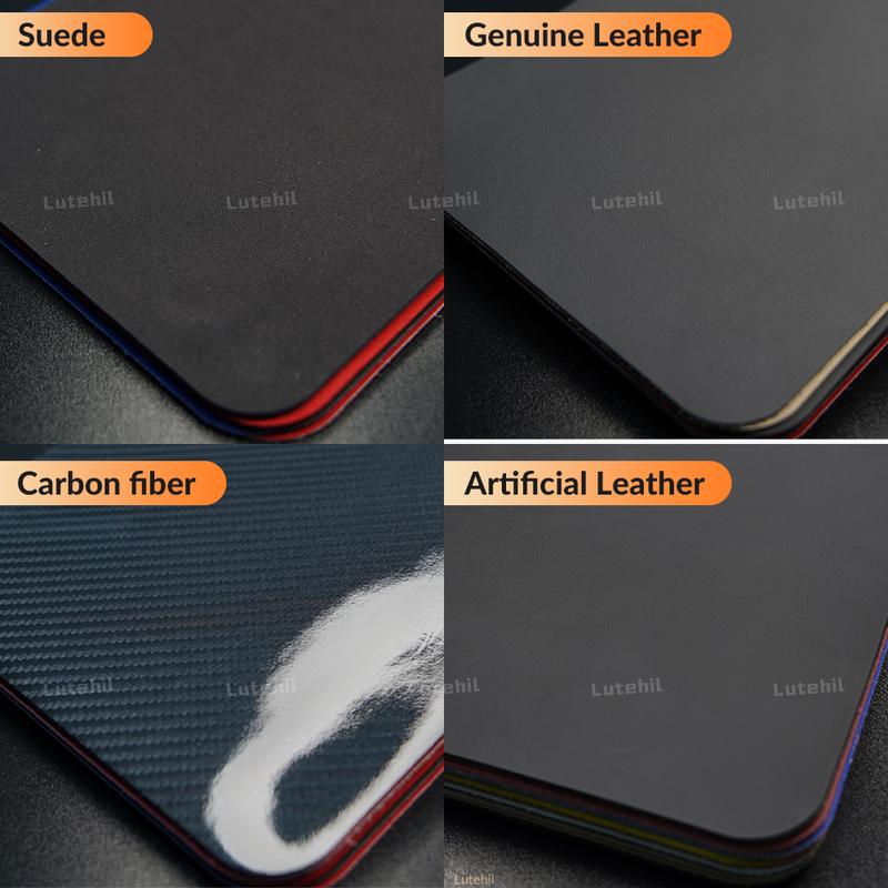 For Mitsubishi Pajero 2004-2010 Car Steering Wheel Braid Cover Hand Sewing Stylish Fashion Artificial Leather Suede