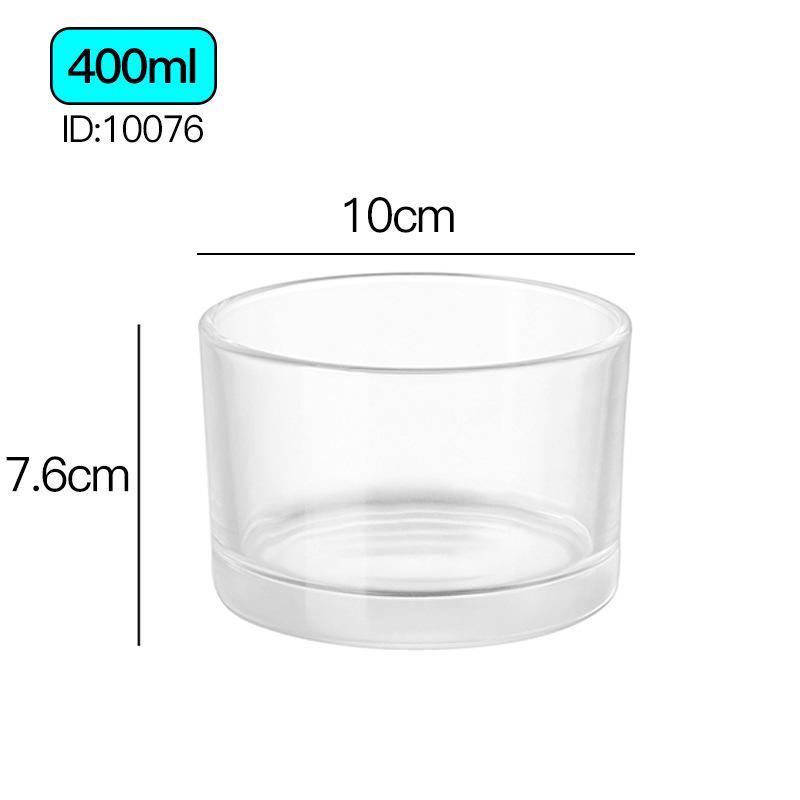 Frosted Glass Aroma Diffuser Candle Holder with Lid