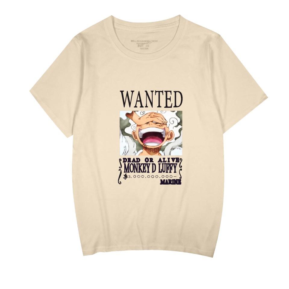 ONE PIECE T-Shirt Cartoon Print Graphic Summer Clothing Oversized Short Sleeve Funny Casual Women Top