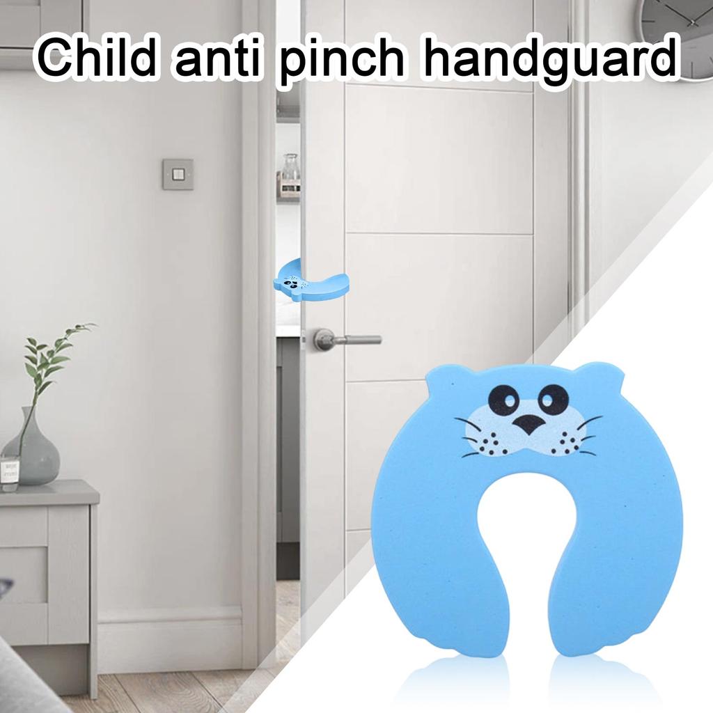Child Safety Door Stopper Foam Door Protector Prevents Finger Pinching and Door Slamming for Home and Office Use Soft Durable Material