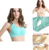 Women Breathable Padded Sports Bra With Hollow Out Design And Pure Color