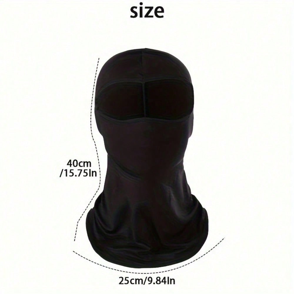 1PC Ice Silk Balaclava Face Mask - UV Sun Protection, Breathable & Quick Dry for Cycling Motorcycle Running Hiking