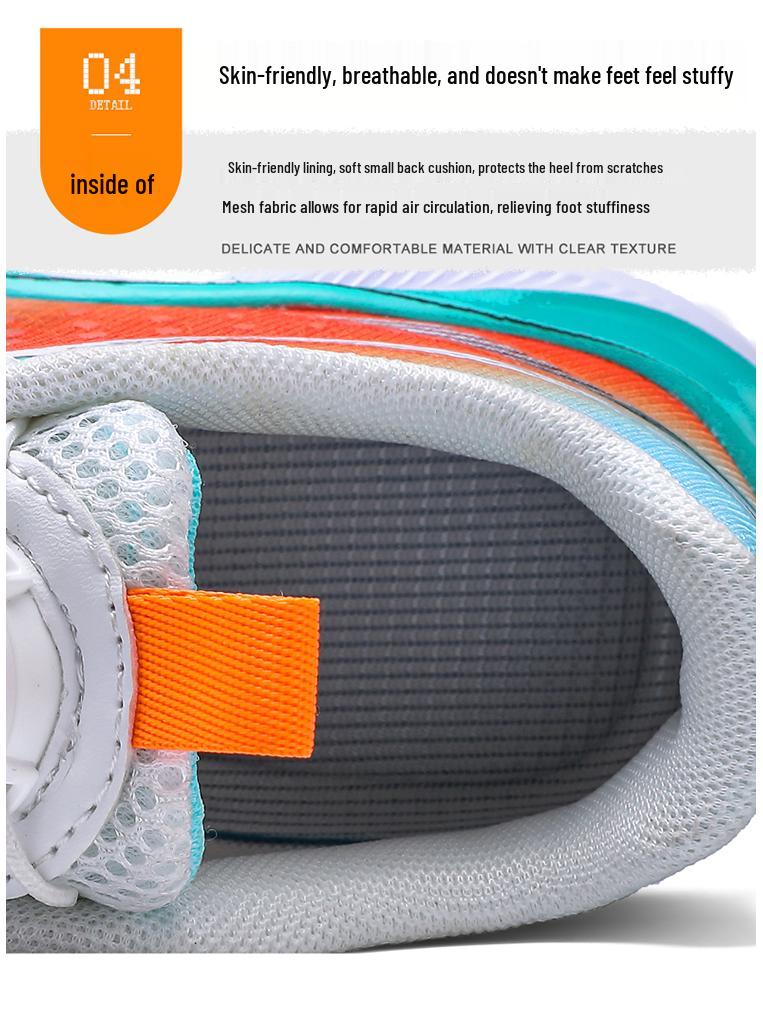 Chitu Series 7 Boys' Lightweight Breathable Mesh Sports Shoes with Rotating Buckle