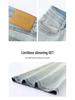 Spring 2025 Women's Light Blue High-Waisted Floor-Length Micro-Flare Jeans