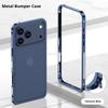 Capa Bumper de Metal com Estrutura de Alumínio Ultrafina Para IPhone 17 Pro Max Air 16 15 14 13 12 Pro Max