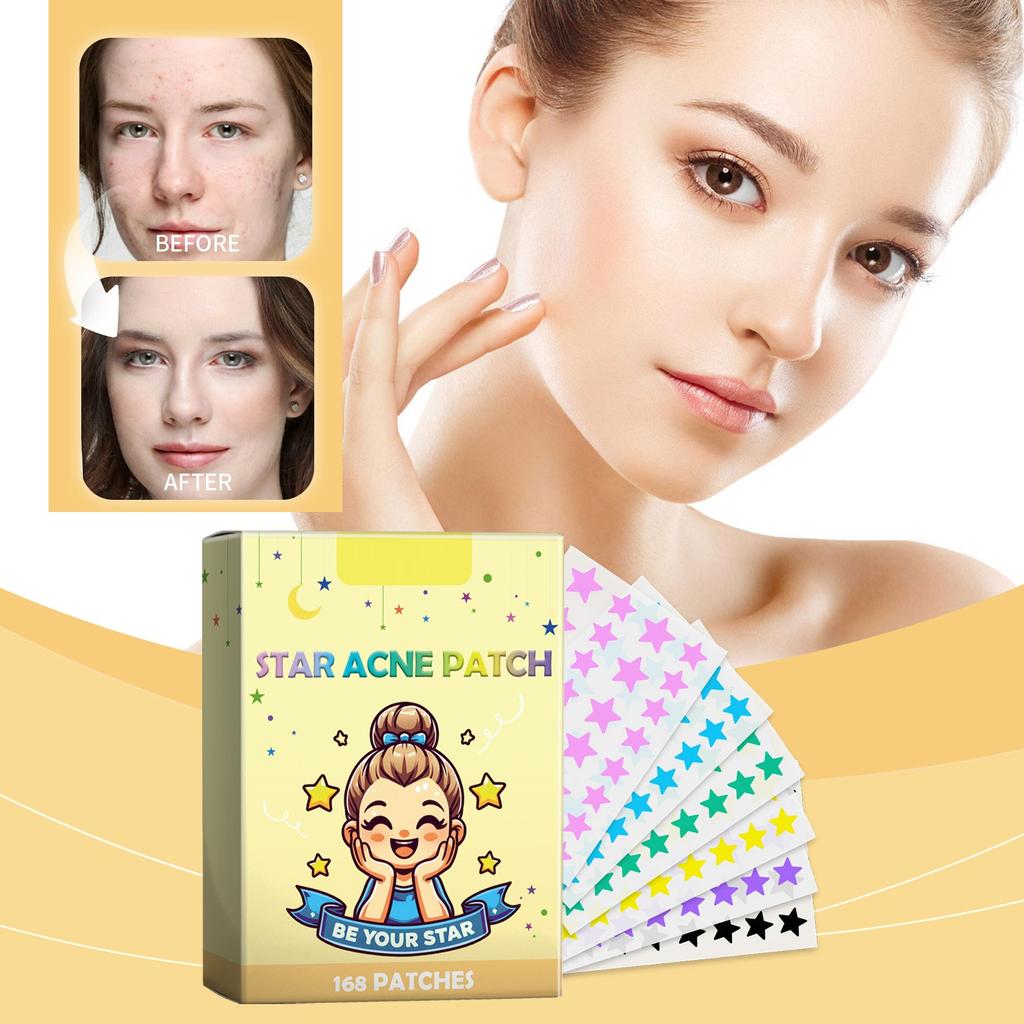 Plastry na pryszcze w kształcie gwiazdy, hydrokoloidowe, na trądzik, pochłaniające pryszcze, naklejki na łatki do pielęgnacji skóry twarzy