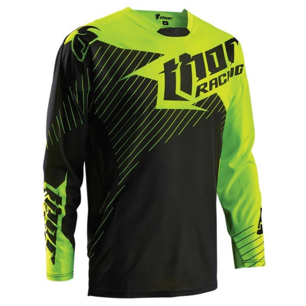 Downhill Suit Cycling Quick Dry T-Shirt Thor Motorcycle Racing Locomotive Off-Road Long Sleeve Cycling Downhill Suit