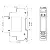 Modular Electrical Monitoring Tool Current Meter DIN Rail Indicator Three Phase Meter Industrial Commercial Use