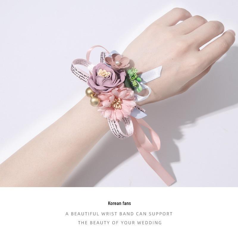 Mori Style Fairy Wrist Corsage for Bride & Bridesmaid