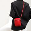 Soft Cell Phone Bag PU Leather Coin Purse Small Mini Small Crossbody Bag  Shopping