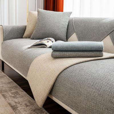 Cotton  Linen Sofa Cushion All Season Universal Anti-skid Cushion Simple Modern Linen Sofa Cover Backrest Towel Cover