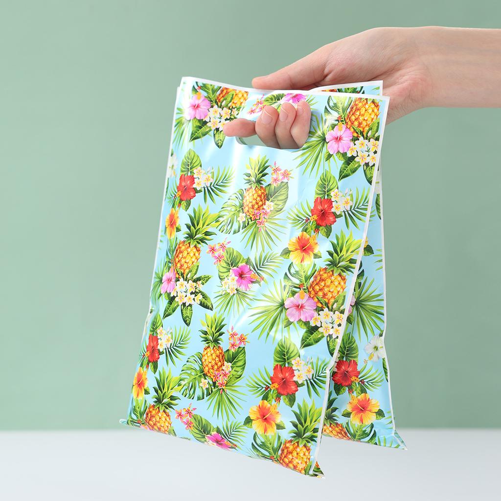 Hawaiian Handy Gift Candy Cookie Bags Birthday Party Decor Kids Hawaii Luau Pineapple Tropical Wedding Birthday Party Supplies