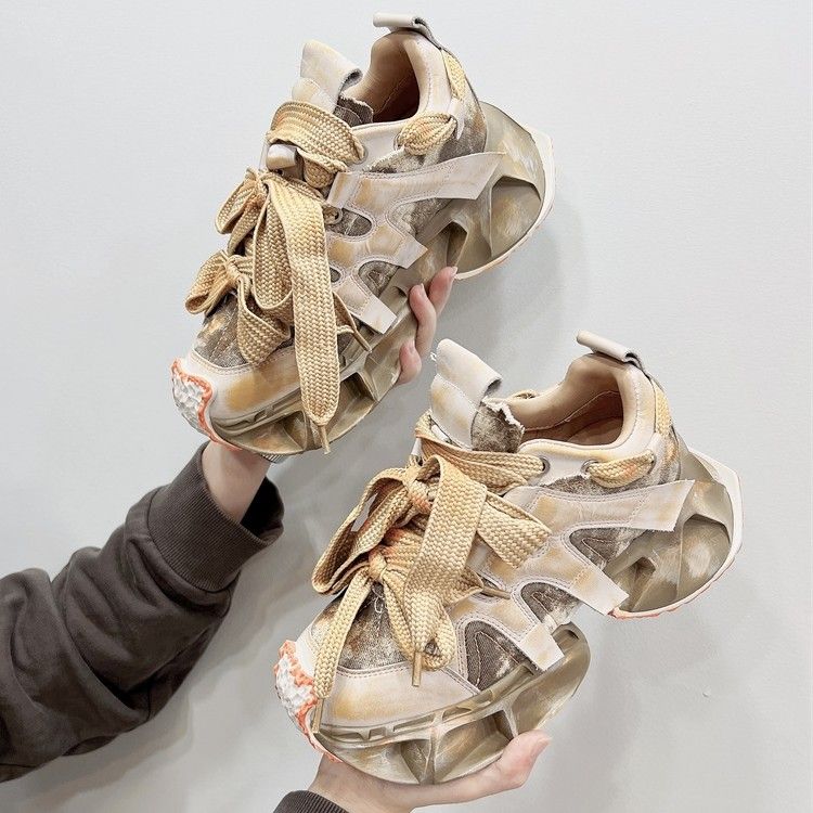 Fashion Platform Women graffiti Shoes Designer Sneakers Fashion Outdoor Flats Causal Lace Up Shoes Female Breathable Ladies Footwear